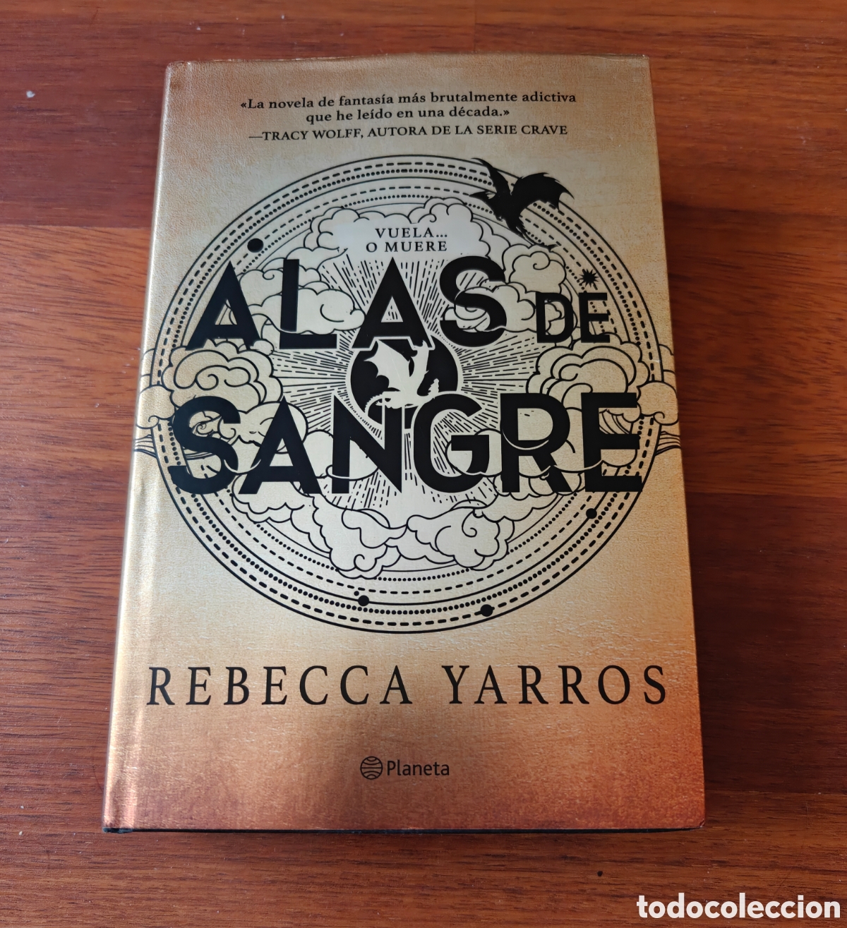 Libros de segunda mano: Alas de Sangre. Primera edici&oacute;n exclusiva y limitada con los cantos pintados con dragones. Tapa dura