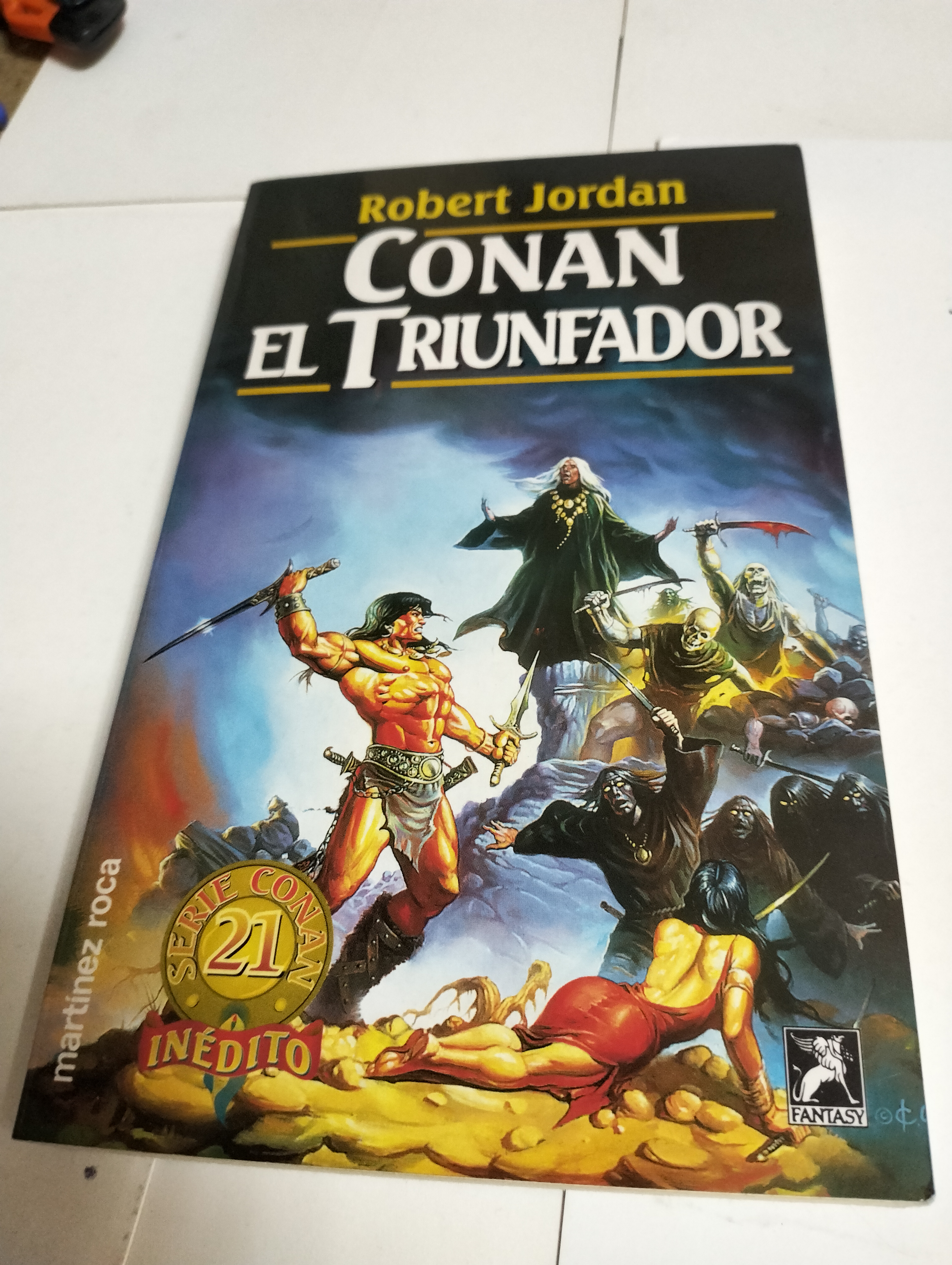 Libros de segunda mano: CONAN EL TRIUNFADOR por ROBERT JORDAN ( FANTASY ). MART&Iacute;NEZ ROCA
