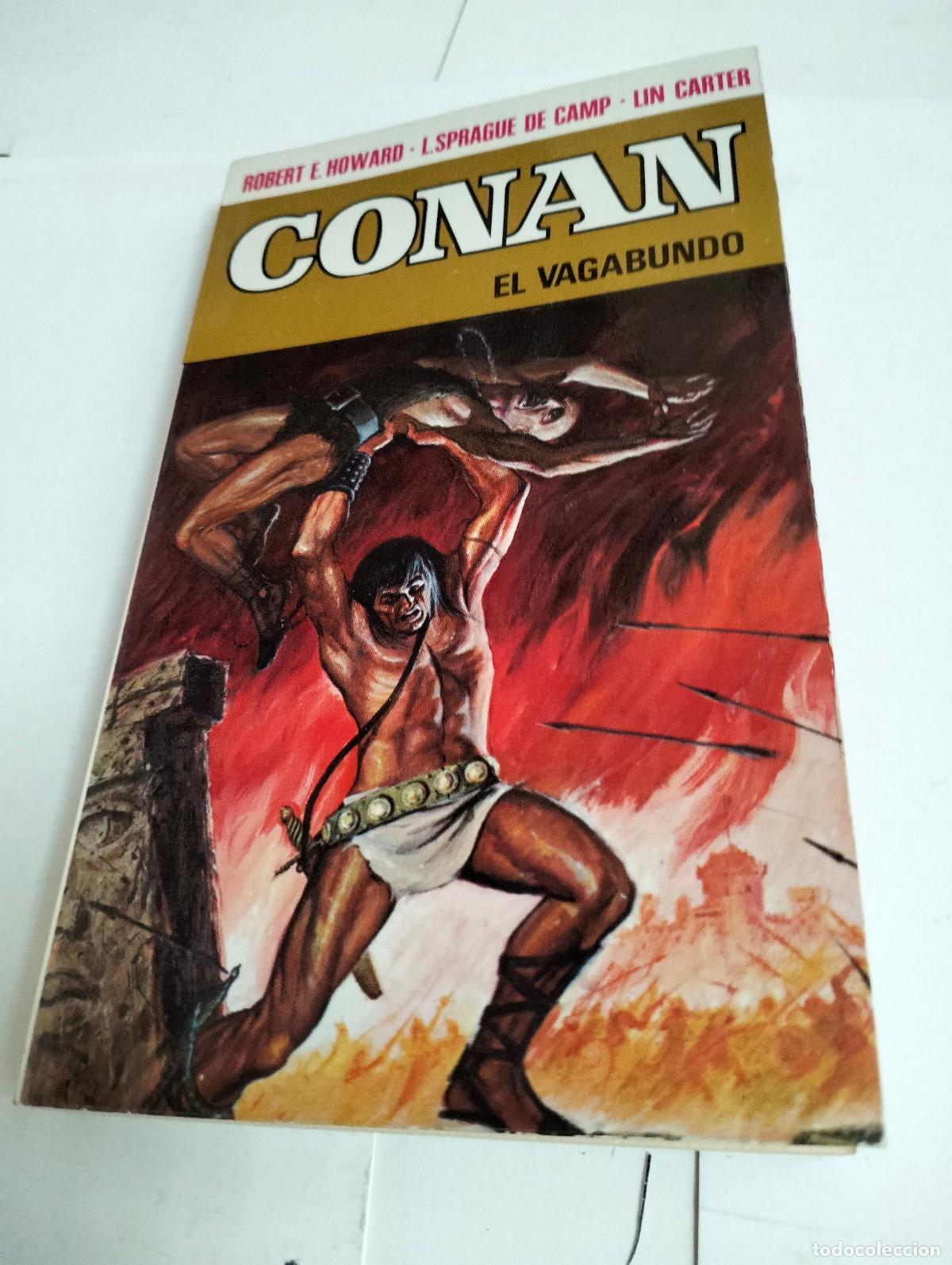 Libros de segunda mano: CONAN EL VAGABUNDO . # 7 . por ROBERT E. HOWARD...BRUGUERA... A&Ntilde;O 1973