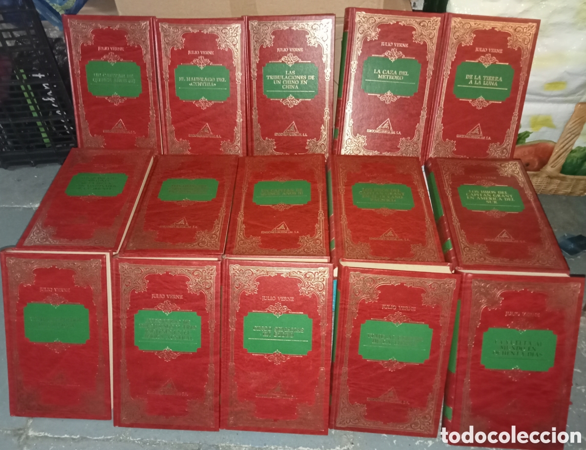 Libros de segunda mano: Julio Verne 15 vol&uacute;menes ediciones rueda