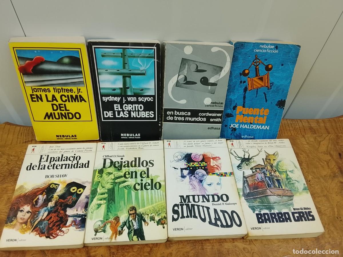 Libros de segunda mano: Lote 8 Libros Ciencia Ficci&oacute;n Cl&aacute;sica - 1&ordf; Edici&oacute;n (Nebulae EDHASA / Erus VERON) a&ntilde;os 70