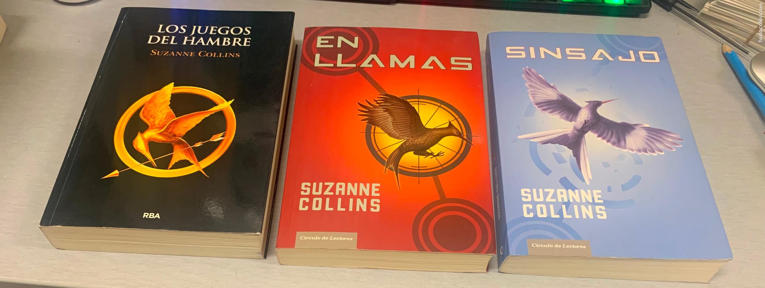 Libros de segunda mano: LOS JUEGOS DEL HAMBRE, EN LLAMAS, SINSAJO / TRILOG&Iacute;A SUZANNE COLLINS / RBA - C&Iacute;RCULO DE LECTORES