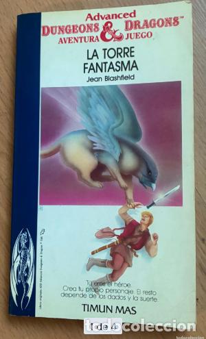 Libros de segunda mano: ADVANCED DUNGEONS & DRAGONS N&ordm; 3- LA TORRE FANTASMA - LIBRO JUEGO DRAGONES Y MAZMORRAS