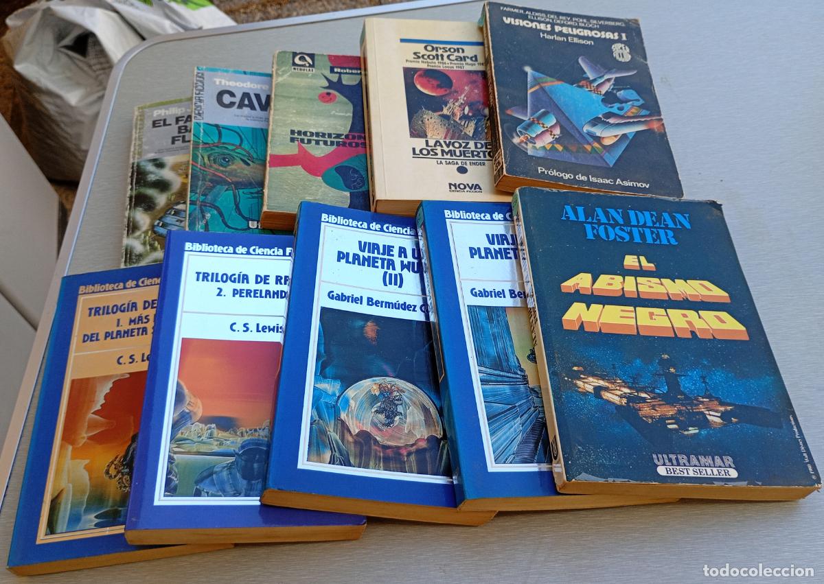 Libros de segunda mano: Lote de 10 libros de ciencia ficci&oacute;n usados