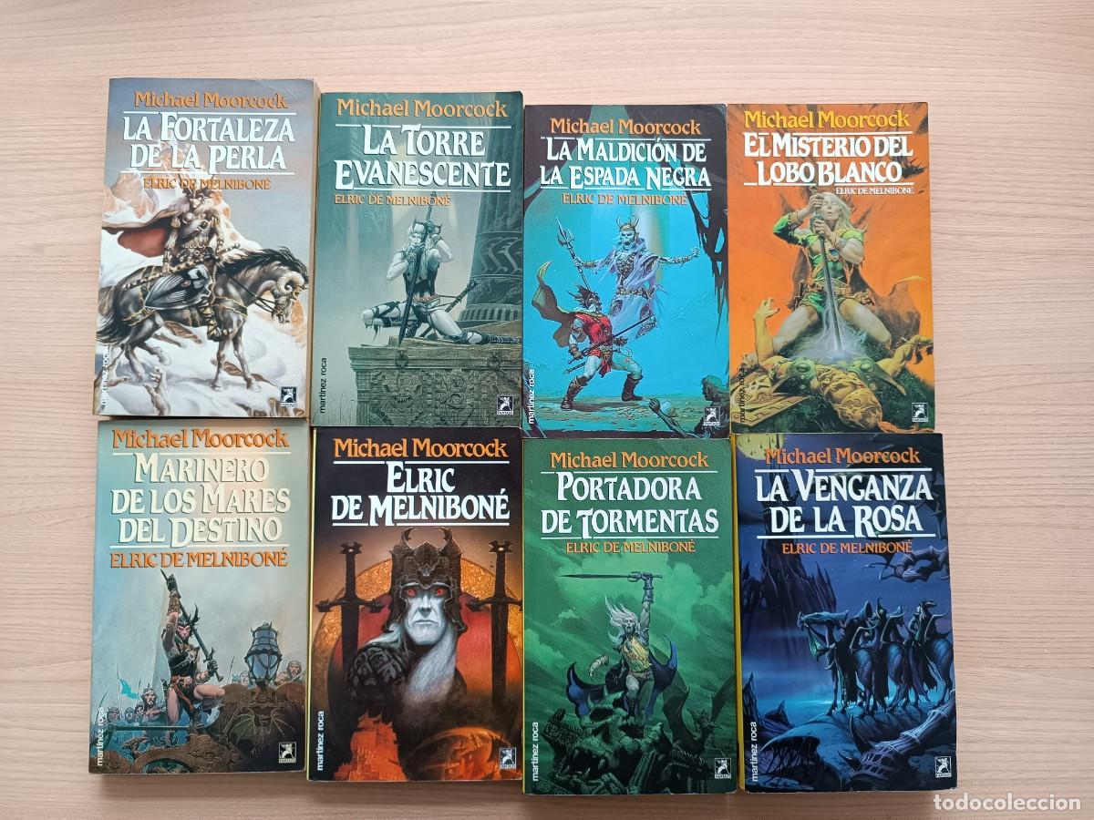 Libros de segunda mano: Saga de Elric Melnibon&eacute; completa en 8 vol&uacute;menes - Michael Moorcock. Mart&iacute;nez Roca