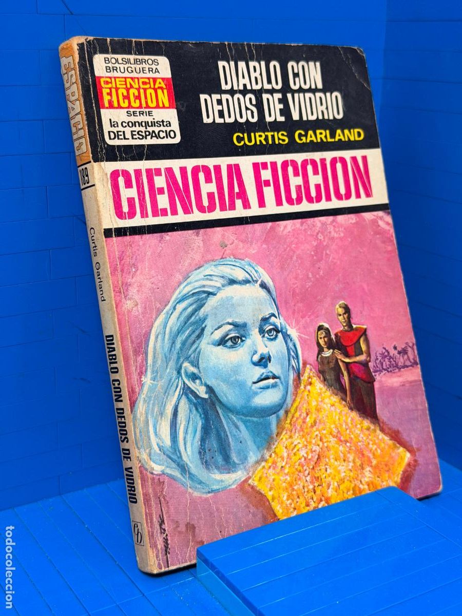 Livres d'occasion: DIABLO CON DEDOS DE VIDRIO - CURTIS GARLAND. SERIE CIENCIA FICCION - ED. BRUGUERA - 1974 N&ordm; 189