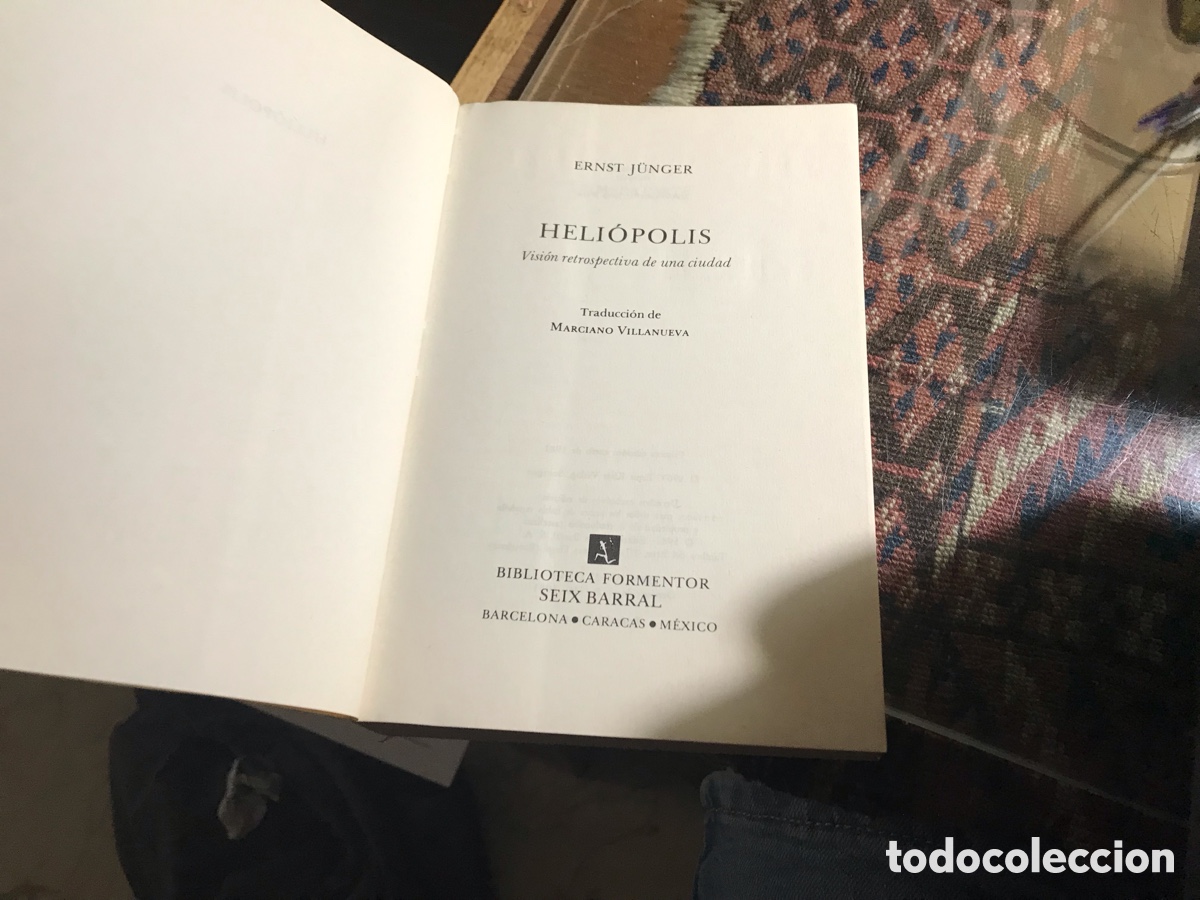 Libros de segunda mano: Heliopolis. Ernst J&uuml;nger - Foto 6
