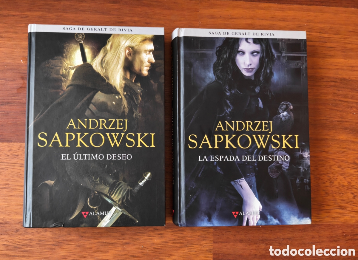 Libros de segunda mano: El &uacute;ltimo deseo y La espada del destino. Geralt de Rivia. The Witcher. Andrzej Sapkowski.
