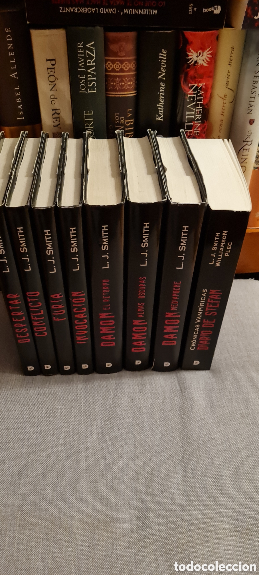 Libros de segunda mano: Cr&oacute;nicas Vamp&iacute;ricas completa L. J. Smith + Diario de Stefan | 8 libros | Tapa dura Destino
