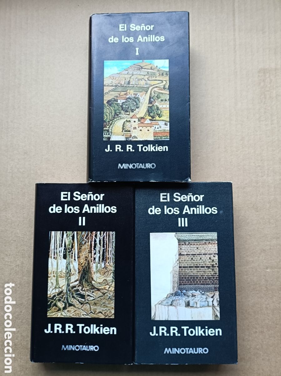 Libros de segunda mano: El se&ntilde;or de los anillos J.R.R. Tolkien Minotauro 3 tomos 1&ordf; edici&oacute;n espa&ntilde;ola 1978 1979 1980 Nuevos