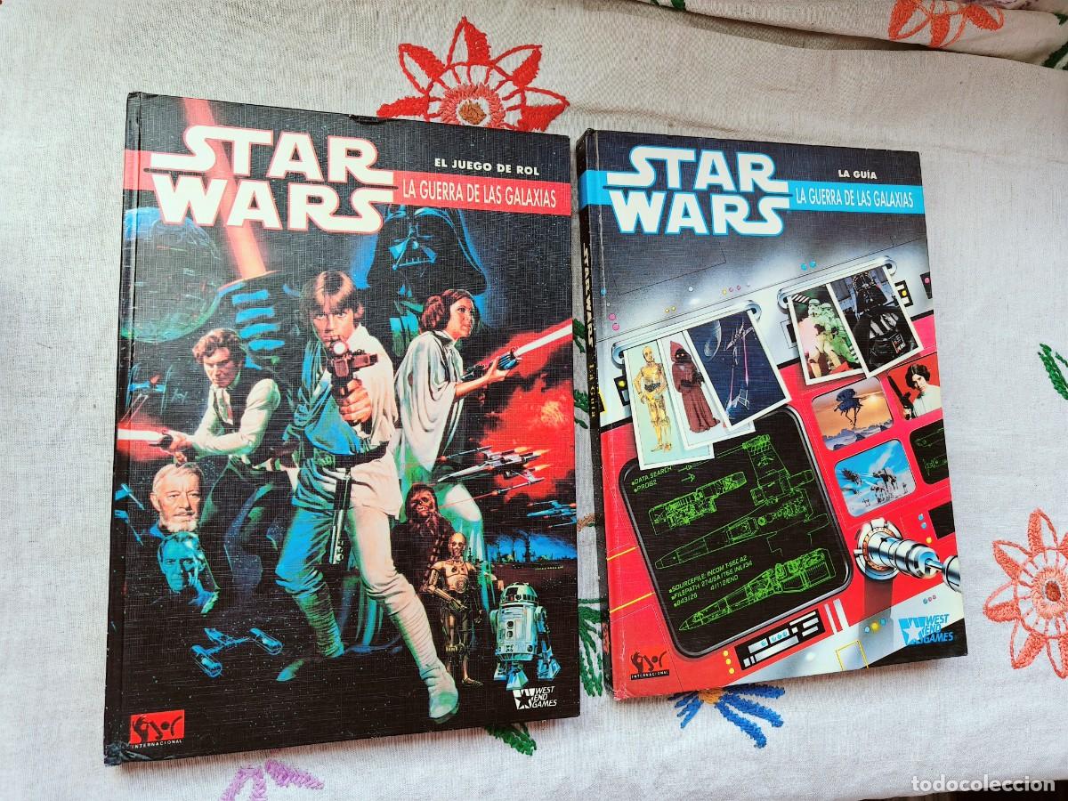 Libros de segunda mano: Star Wars. El Juego de Rol de las Guerras Galaxia y La Gu&iacute;a de Guerra Galaxias. Joc Internacional.