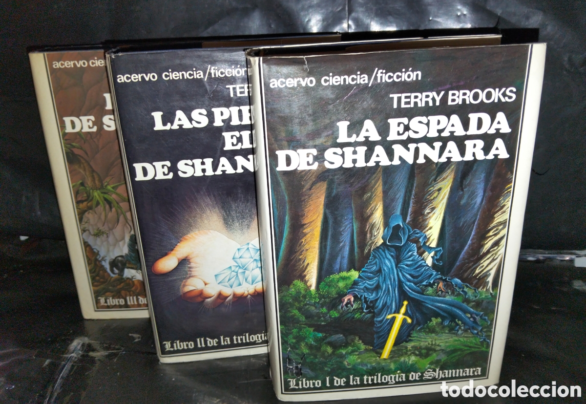 Libros de segunda mano: TERRY BROOKS. TRILOG&Iacute;A DE SHANNARA(3 TOMOS) .ACERVO