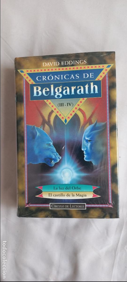 Libros de segunda mano: Cr&oacute;nicas De Belgarath III y IV: La Luz Del Orbe / El Castillo De La Magia. David Eddings PRECINTADO.