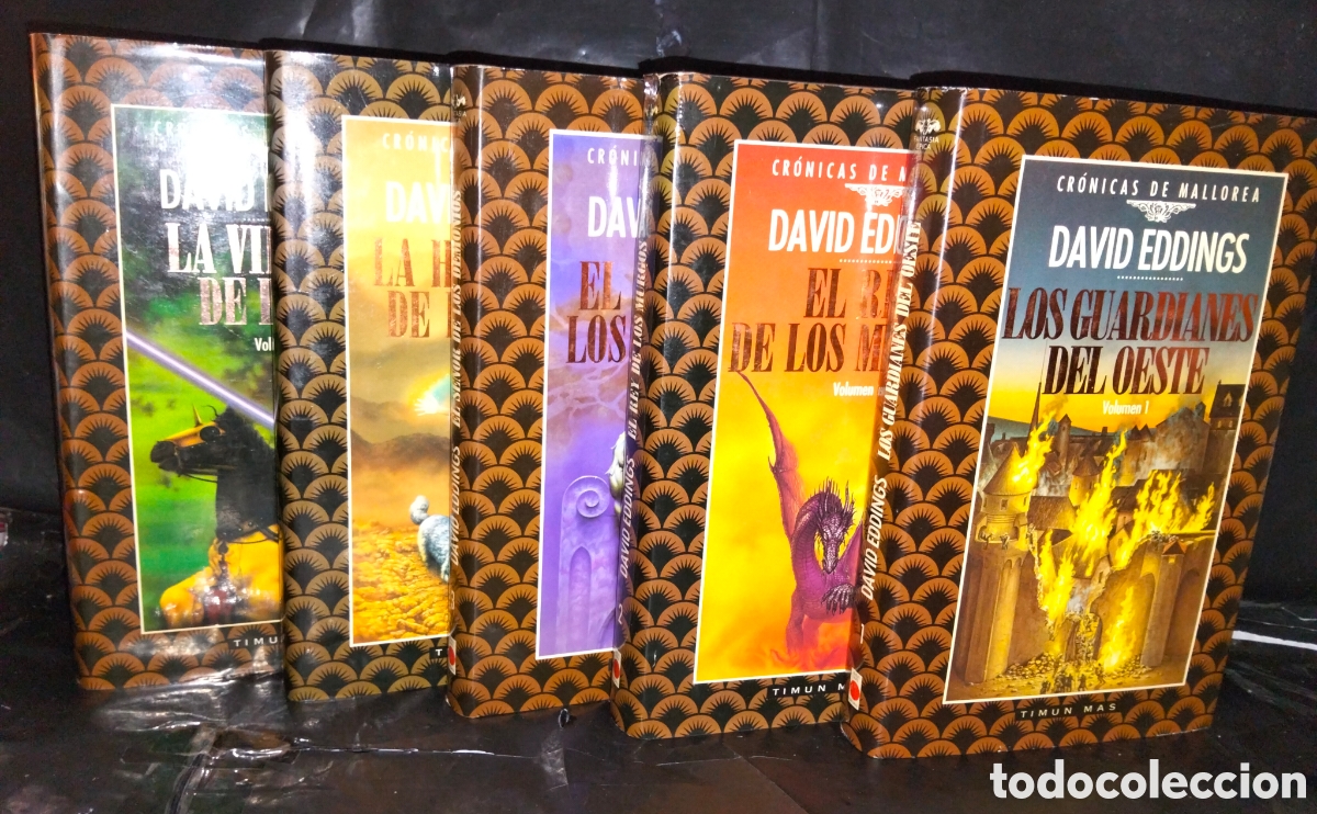 Libros de segunda mano: DAVID EDDINGS. CR&Oacute;NICAS DE MALLOREA (5 TOMOS) .TIMUN MAS
