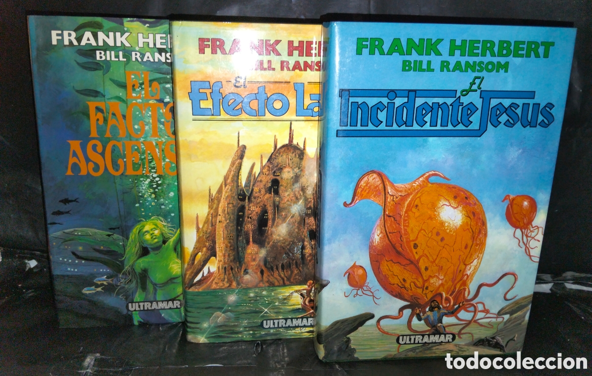 Libros de segunda mano: FRANK HERBERT/B. RANSOM . EL INCIDENTE JES&Uacute;S (3 TOMOS) .ULTRAMAR