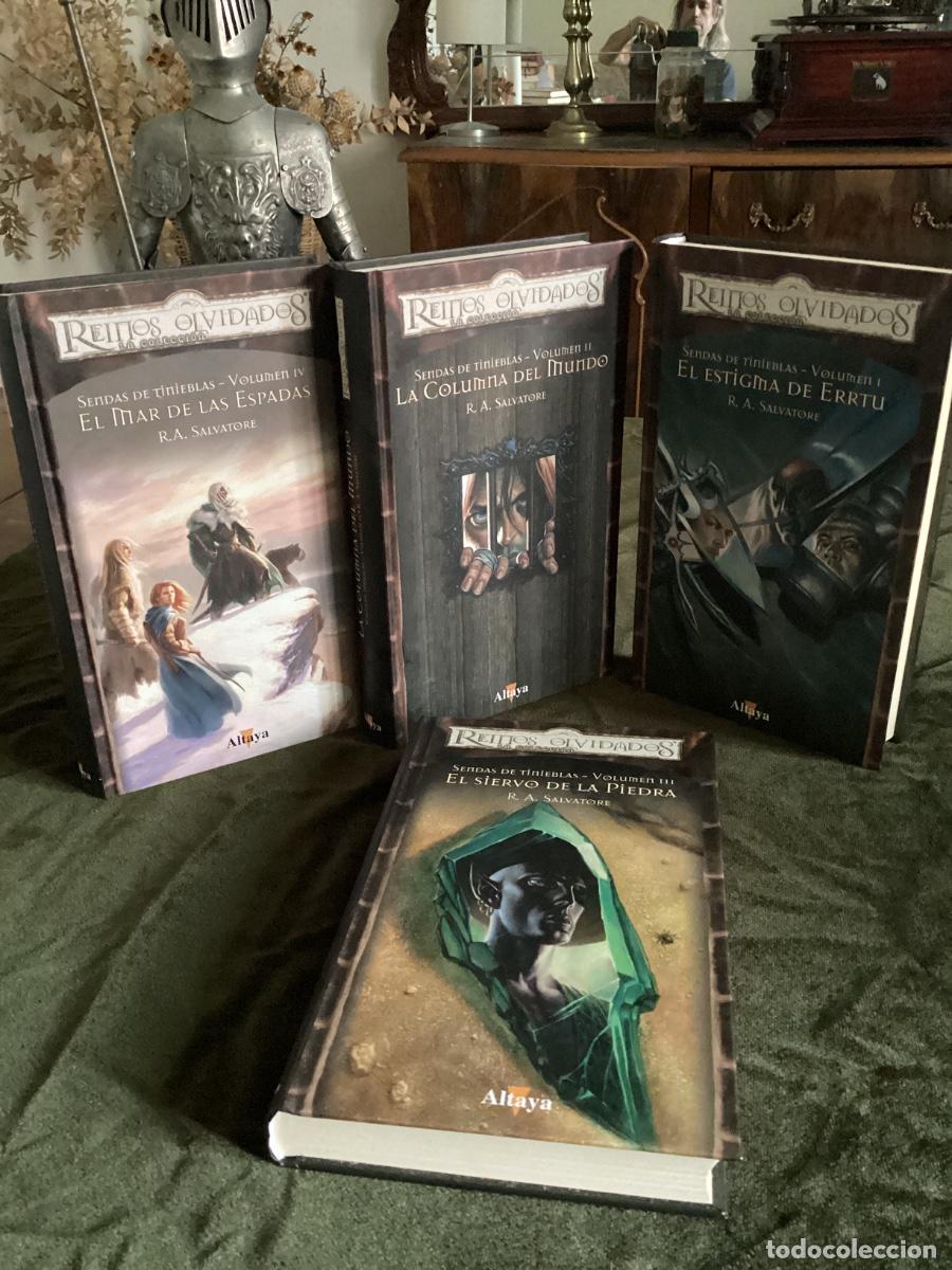 Libros de segunda mano: REINOS OLVIDADOS. SENDAS DE TINIEBLAS. OBRA COMPLETA. ALTAYA.