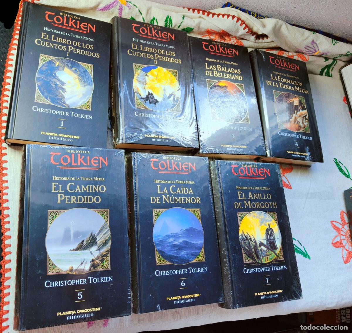 Libros de segunda mano: Biblioteca J. R. R. Tolkien. La Historia de la Tierra Media Completa, 1 a 7. Planeta DeAgostini.