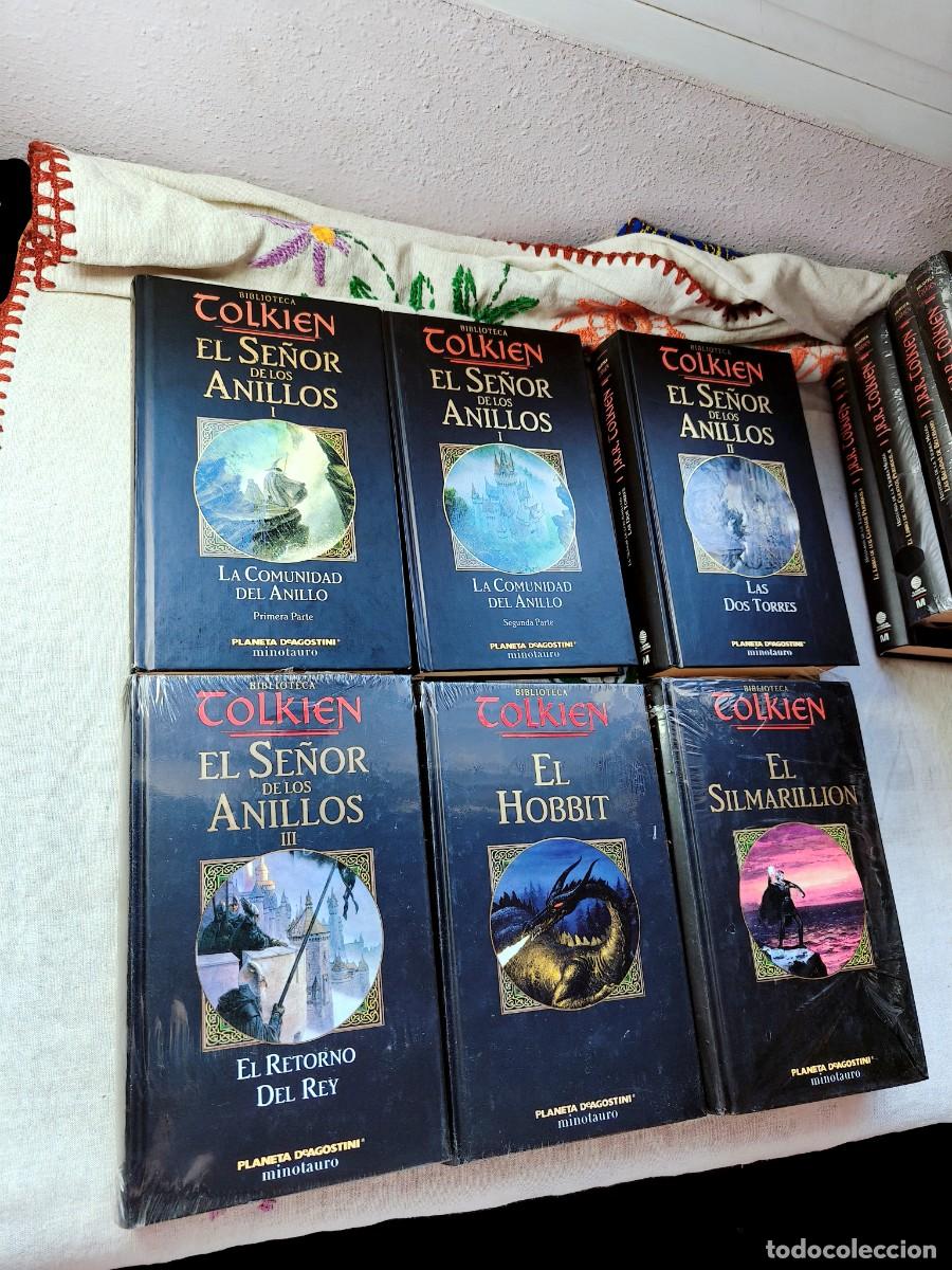 Libros de segunda mano: Trilog&iacute;a El Se&ntilde;or Anillos, Silmarillion. Biblioteca J. R. Tolkien. Planeta DeAgostini. Precintado