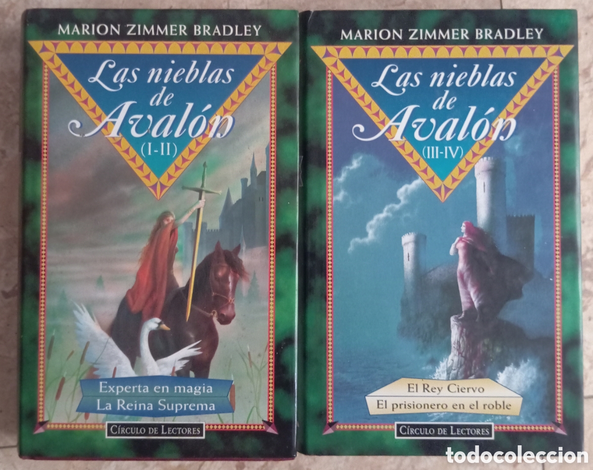 Libros de segunda mano: LAS NIEBLAS DE AVALON I II III Y IV - MARION ZIMMER BRADLEY