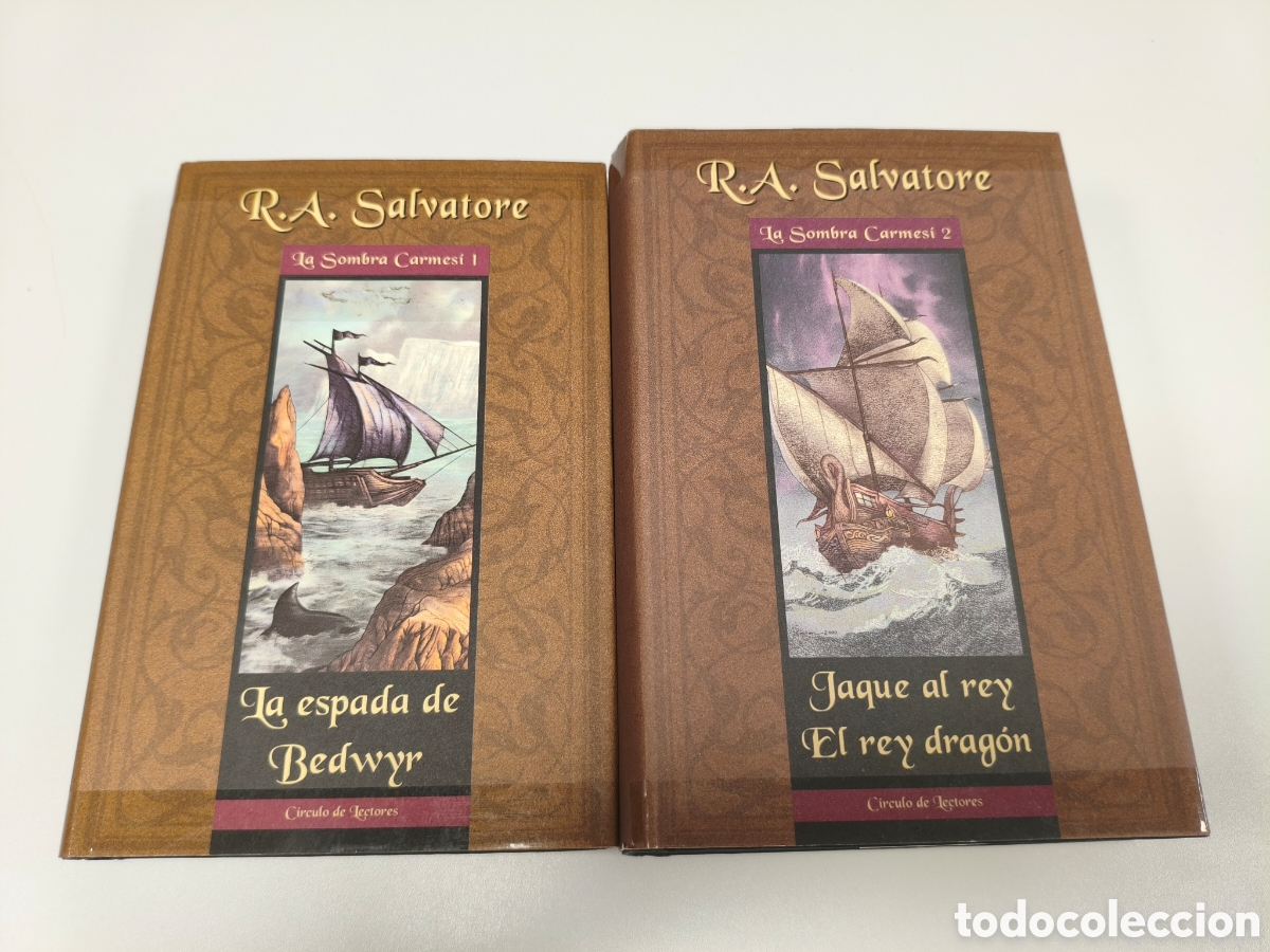 Libros de segunda mano: 033 - la Sombra carmes&iacute; I y II de R.A. Salvatore
