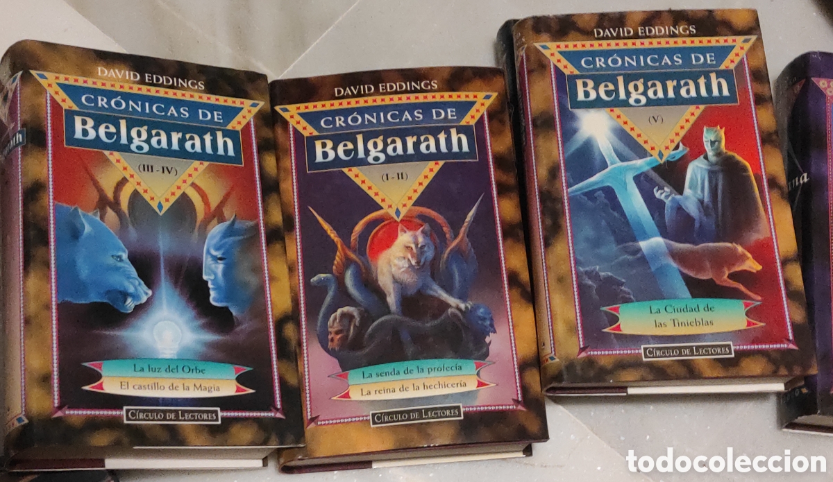 Libros de segunda mano: CR&Oacute;NICAS DE BELGARATH (3 LIBROS) EDDINGS, DAVID