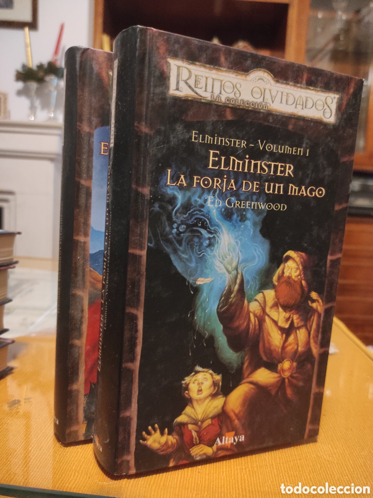 Libros de segunda mano: I y II - ELMINSTER REINOS OLVIDADOS ALTAYA. FORJA UN MAGO y EN MYTH DRANNOR (PEDIDO MINIMO 10&euro;)