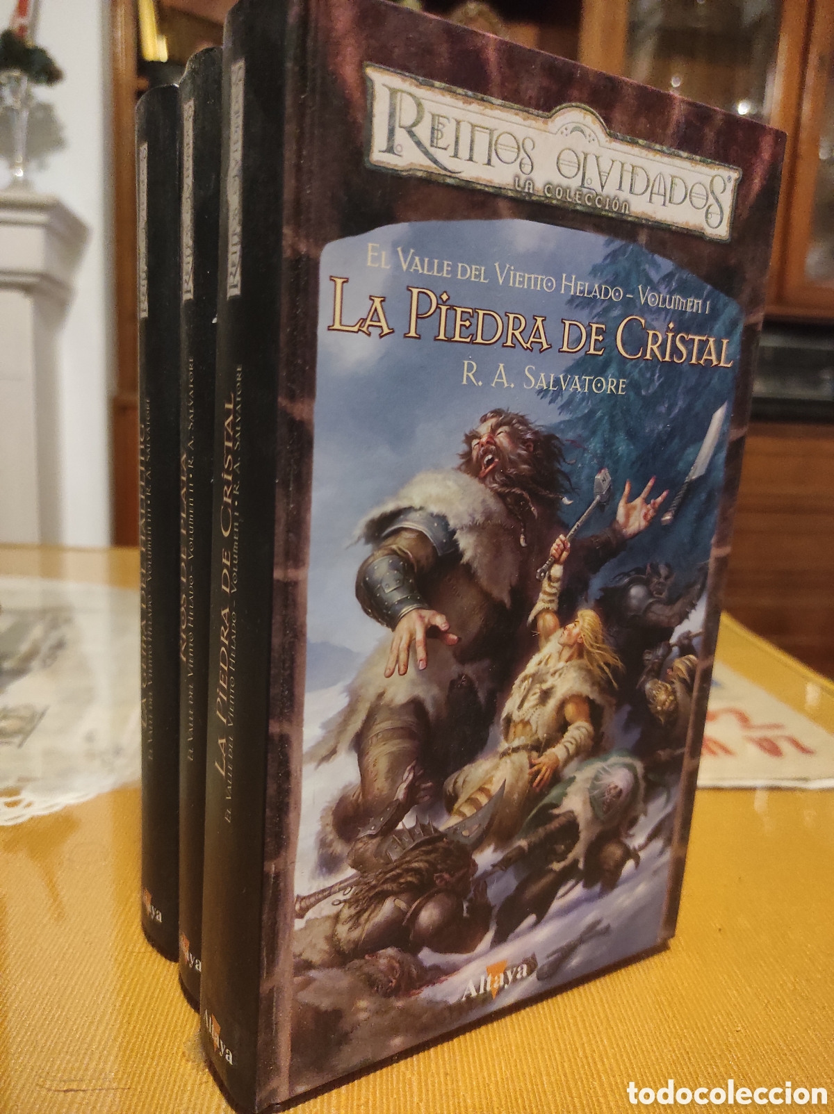 Libros de segunda mano: TRILOGIA EL VALLE DEL VIENTO HELADO COMPLETA ELFO OSCURO REINOS OLVIDADOS ALTAYA