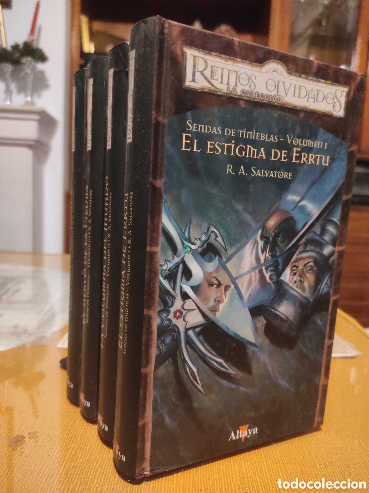 Libros de segunda mano: TETRALOG&Iacute;A SENDAS DE TINIEBLAS REINOS OLVIDADOS. ALTAYA