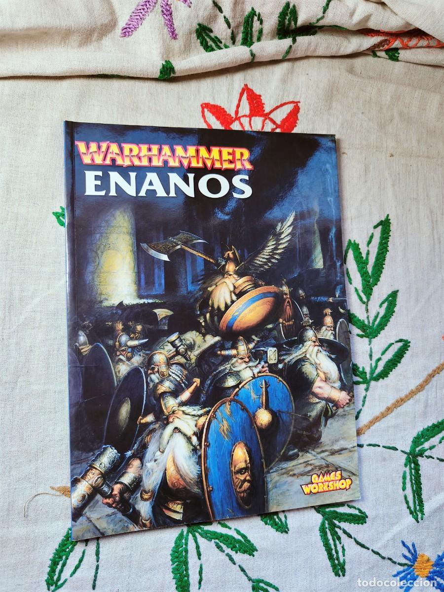 Libros de segunda mano: Codex Warhammer. Enanos. Games Workshop. Suplemento. Ej&eacute;rcitos. Est&aacute; como nuevo.