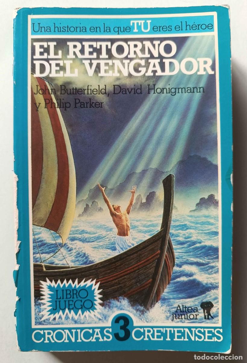 Libros de segunda mano: Libro Juego Cr&oacute;nicas cretenses 3 &rdquo;El retorno del vengador&rdquo; Rol Altea Butterfield Honigmann Parker
