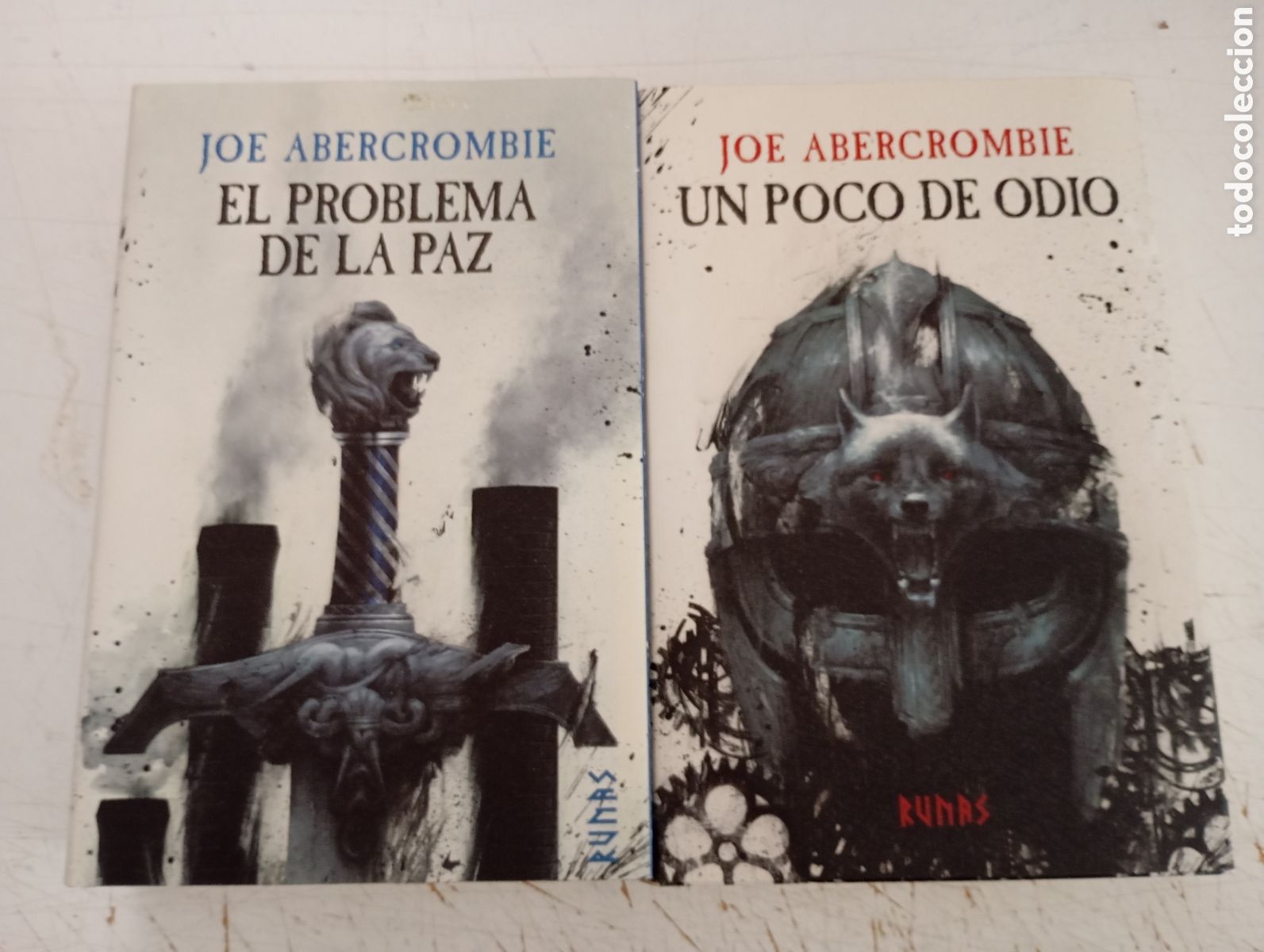 Libros de segunda mano: UN POCO DE ODIO / EL PROBLEMA DE LA PAZ - JOE ABERCROMBIE