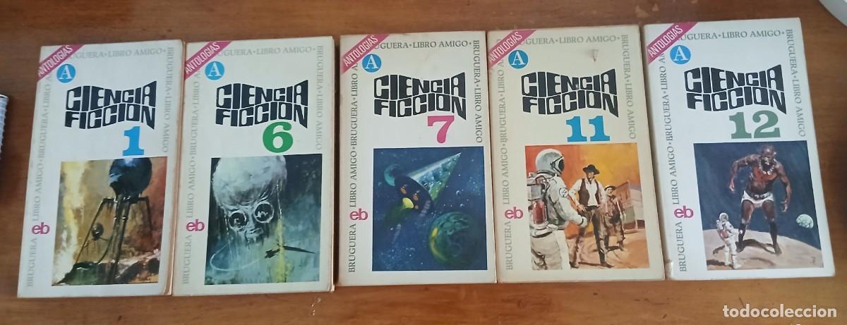 Libros de segunda mano: LOTE CIENCIA FICCI&Oacute;N BRUGUERA ANTOLOGIAS DE RELATOS BUEN ESTADO