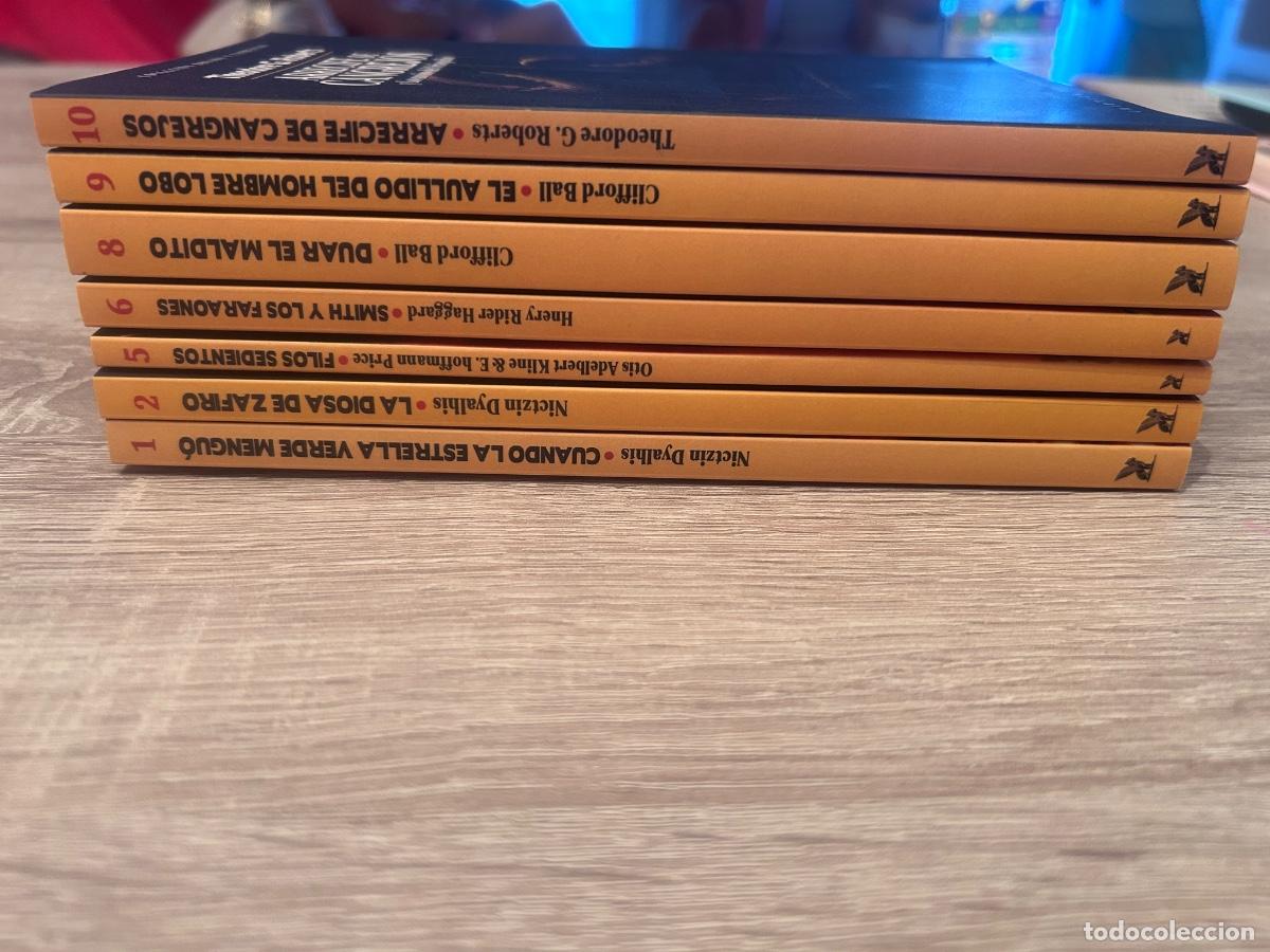 Libros de segunda mano: LOTE 7 LIBROS BRUJOS Y ESTRELLAS &ndash; CR&Iacute;PTICA EDITORIAL &ndash; FANTAS&Iacute;A PULP &ndash; N&ordm; 1, 2, 5, 6, 8, 9 Y 10