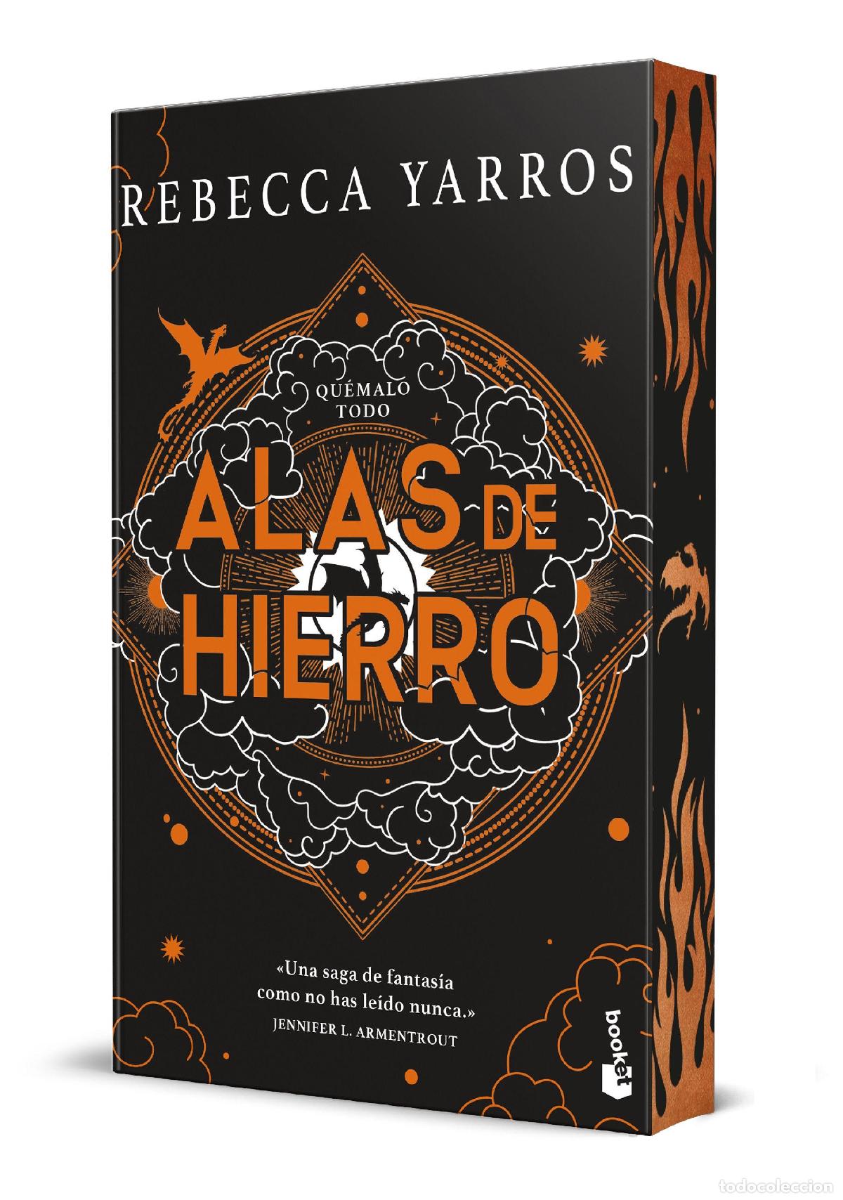 Libros de segunda mano: Alas de Hierro. Edici&oacute;n especial limitada con cantos decorados. - Rebecca Yarros; V&iacute;ctor Ruiz Aldana