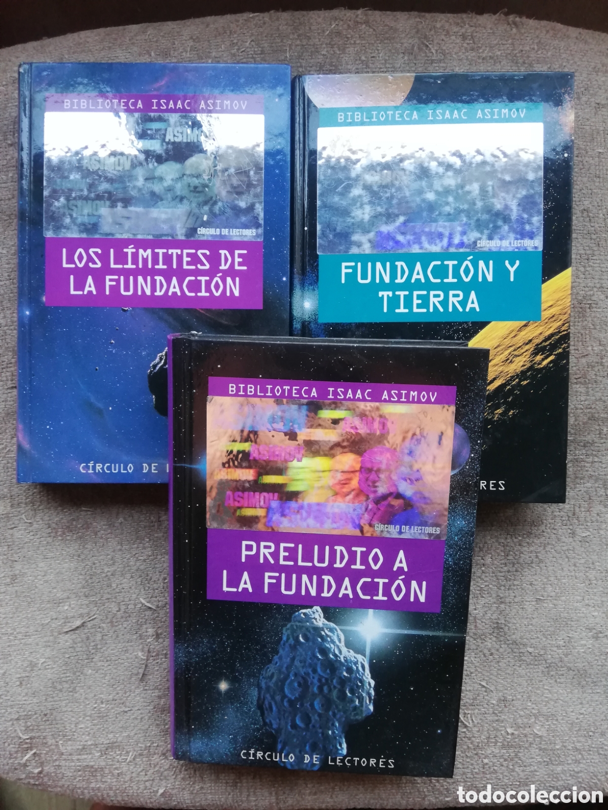 Gebrauchte B&uuml;cher: Biblioteca Isaac Asimov. Preludio, l&iacute;mites y Fundaci&oacute;n y Tierra. 3 tomos