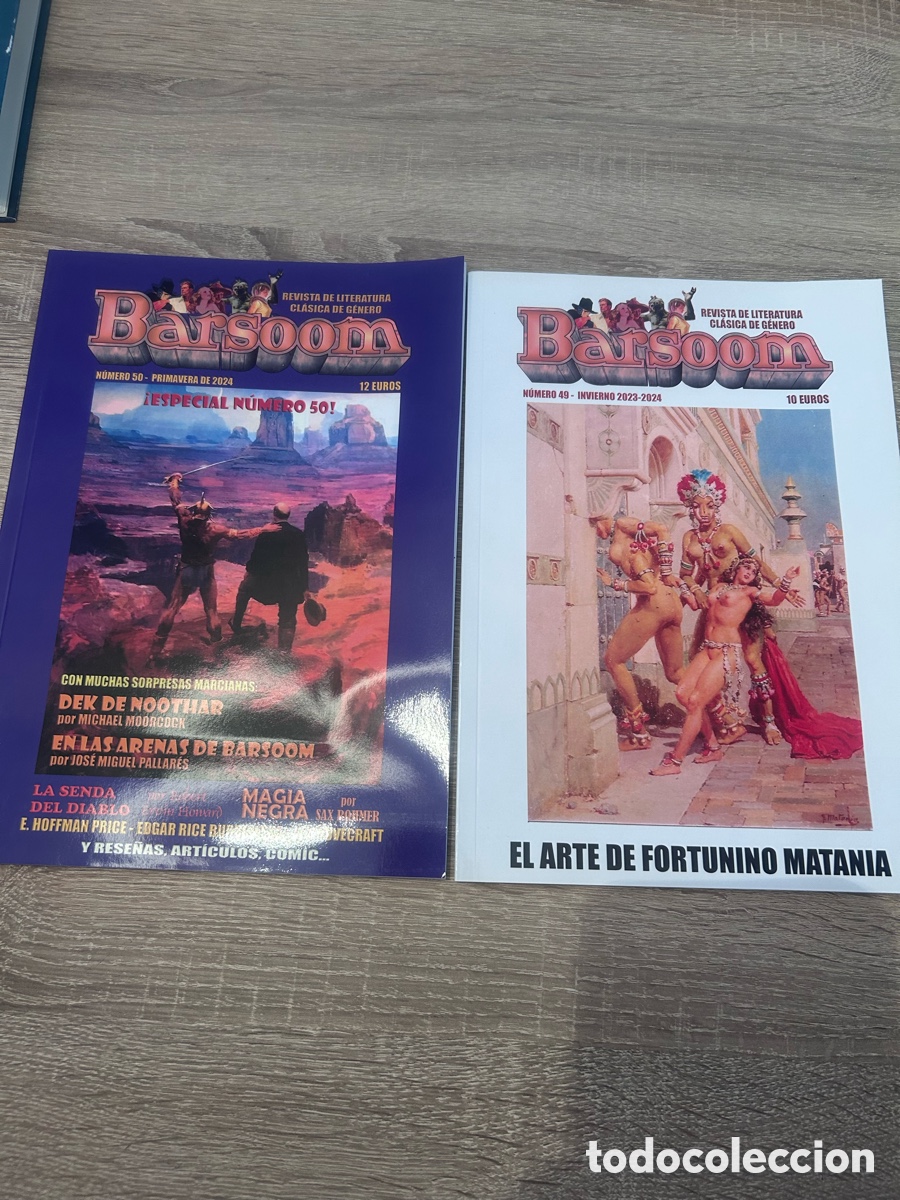 Libros de segunda mano: BARSOOM N&ordm; 49 Y 50 &ndash; LOTE 2 REVISTAS &ndash; PULP, FANTAS&Iacute;A, HOWARD, BURROUGHS, MOORCOCK