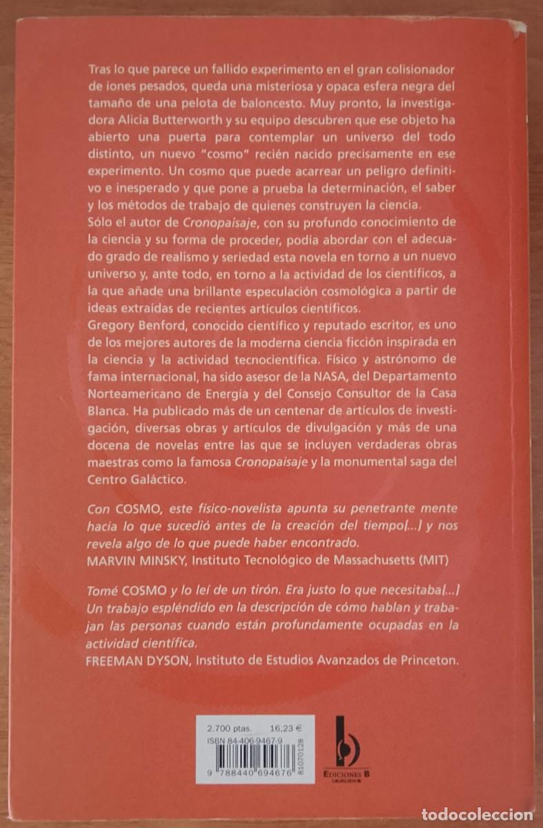 Libros de segunda mano: Cosmo. Gregory Benford. - Foto 2