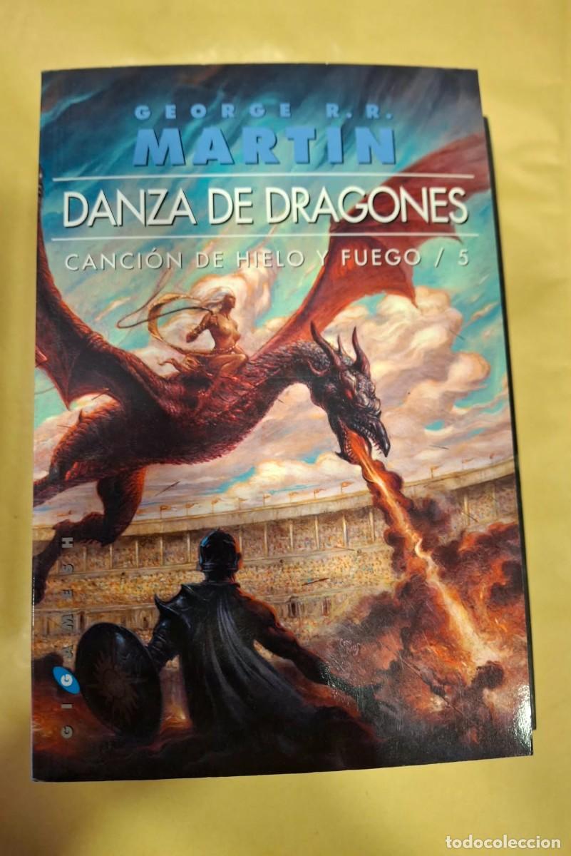 Libros de segunda mano: GEORGE R.R. MARTIN. DANZA DE DRAGONES. CANCION DE HIELO Y FUEGO.