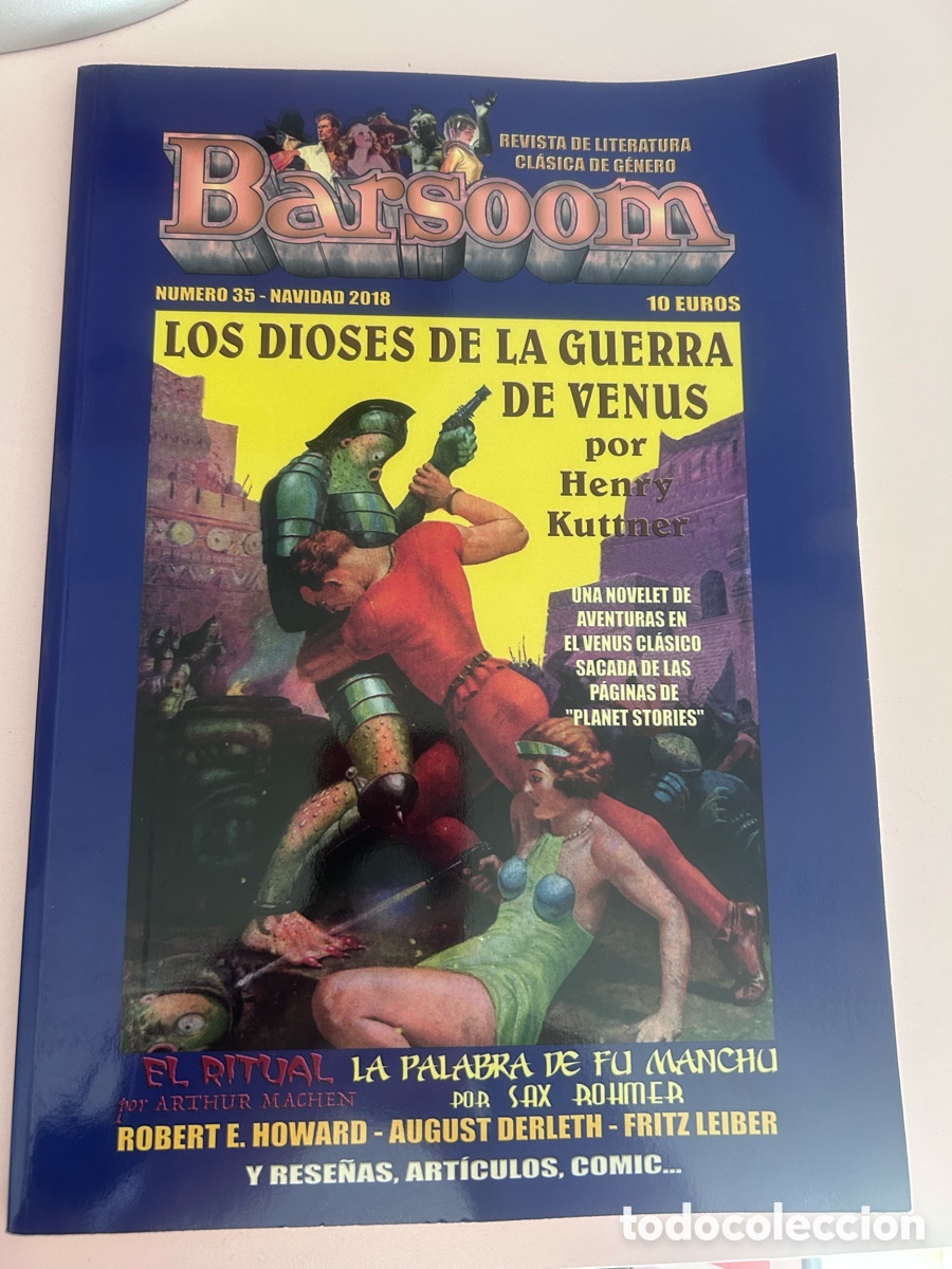 Libros de segunda mano: Lote 6 revistas Barsoom n&ordm; 35 al 40 &ndash; Literatura cl&aacute;sica de g&eacute;nero &ndash; consecutivas