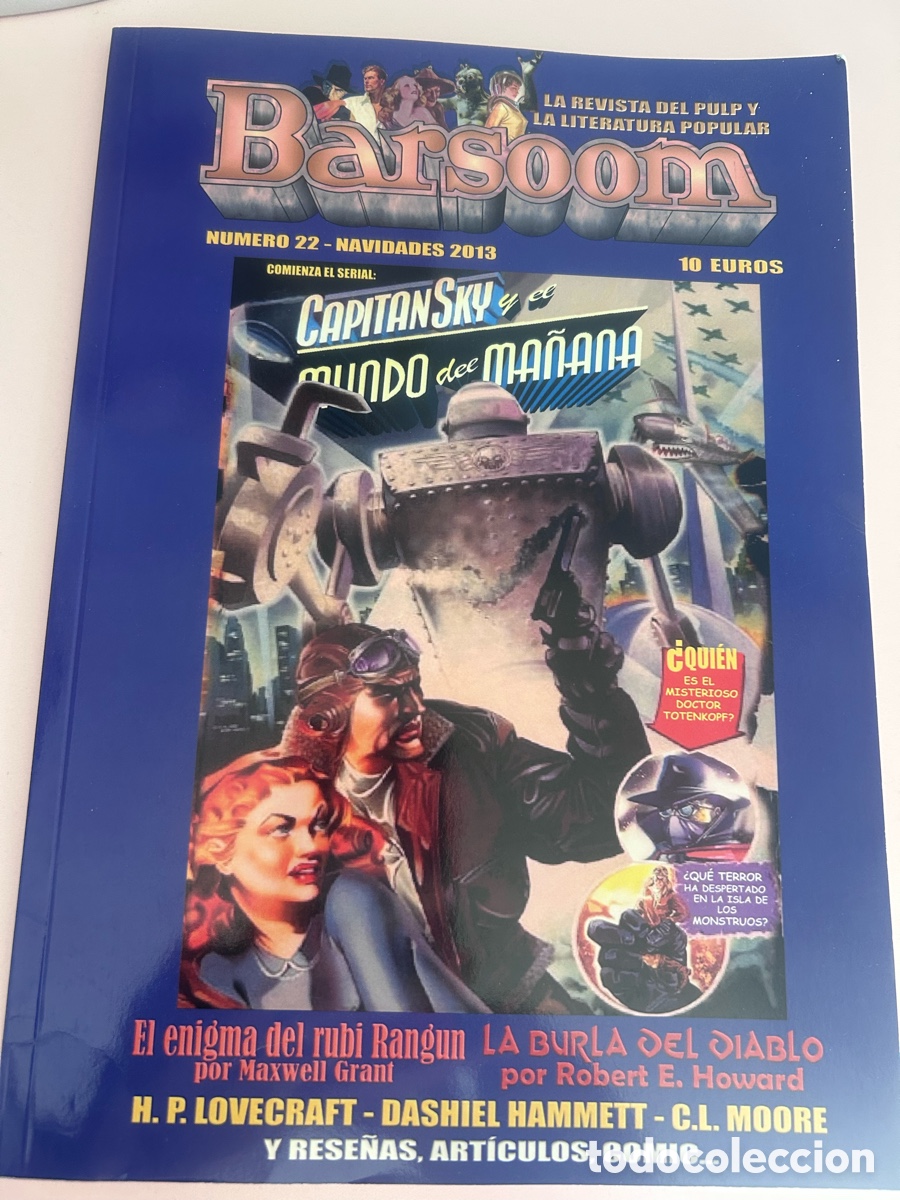 Libros de segunda mano: BARSOOM N&ordm; 22 (2013) &ndash; Lovecraft, Robert E. Howard, Hammett, C. L. Moore, Maxwell Grant