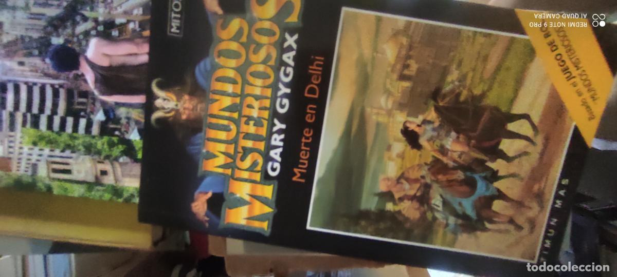 Libros de segunda mano: MUERTE EN DELHI - MUNDOS MISTERIOSOS - MITOS 3 - GARY GYGAX - TIMUN MAS