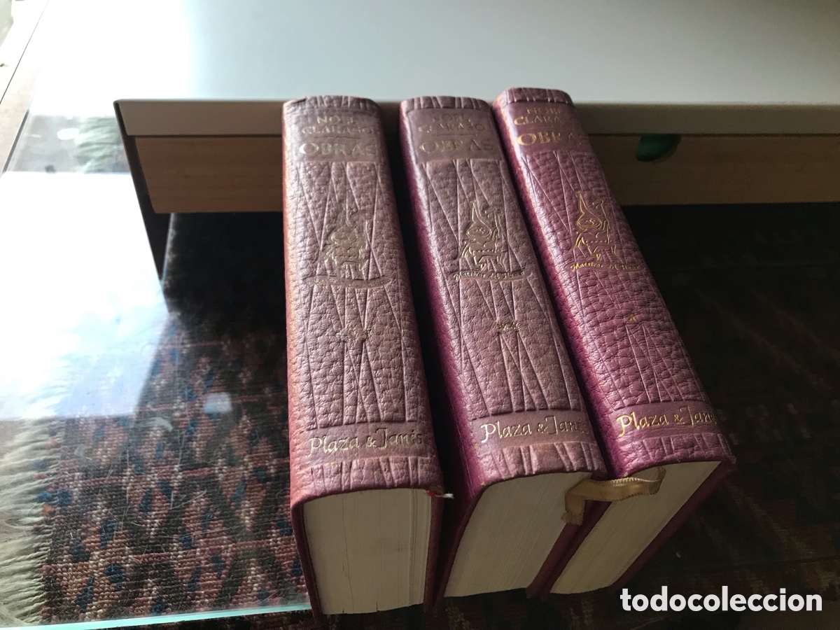 Libros de segunda mano: Obras. Noel Claras&oacute;. Tres tomos. Plaza & Jan&eacute;s