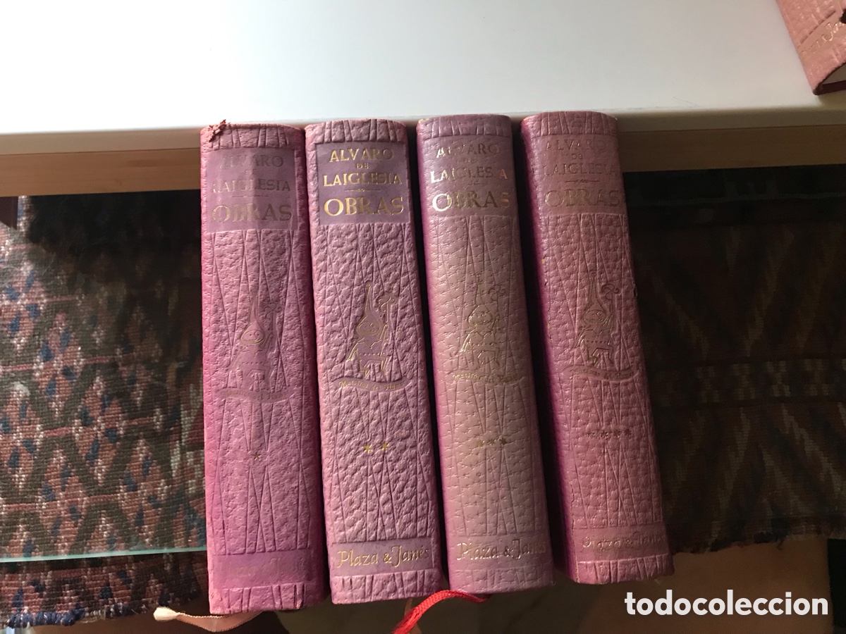 Libros de segunda mano: Obras. &Aacute;lvaro de la Iglesia. Cuatro tomos. Plaza & Jan&eacute;s