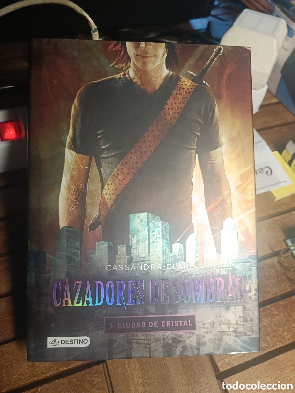 Libros de segunda mano: Ciudad de Cristal Cazadores de sombras 3 Cassandra Clare destino tapa dura edici&oacute;n especial