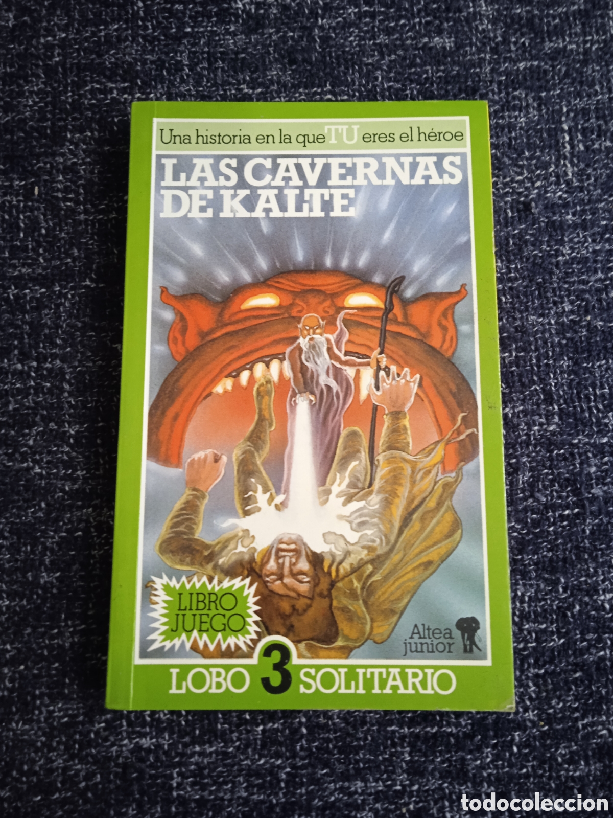 Libros de segunda mano: LOBO SOLITARIO N&ordm; 3 LAS CAVERNAS DE KALTE / JOE DEVER / GARY CHALK - LIBRO JUEGO -ED, ALTEA