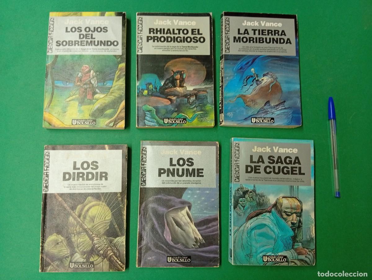 Libros de segunda mano: Lote de 6 antiguos libros de ciencia ficci&oacute;n de Jack Vance. Ultramar, a&ntilde;os 80. Primeras ediciones.