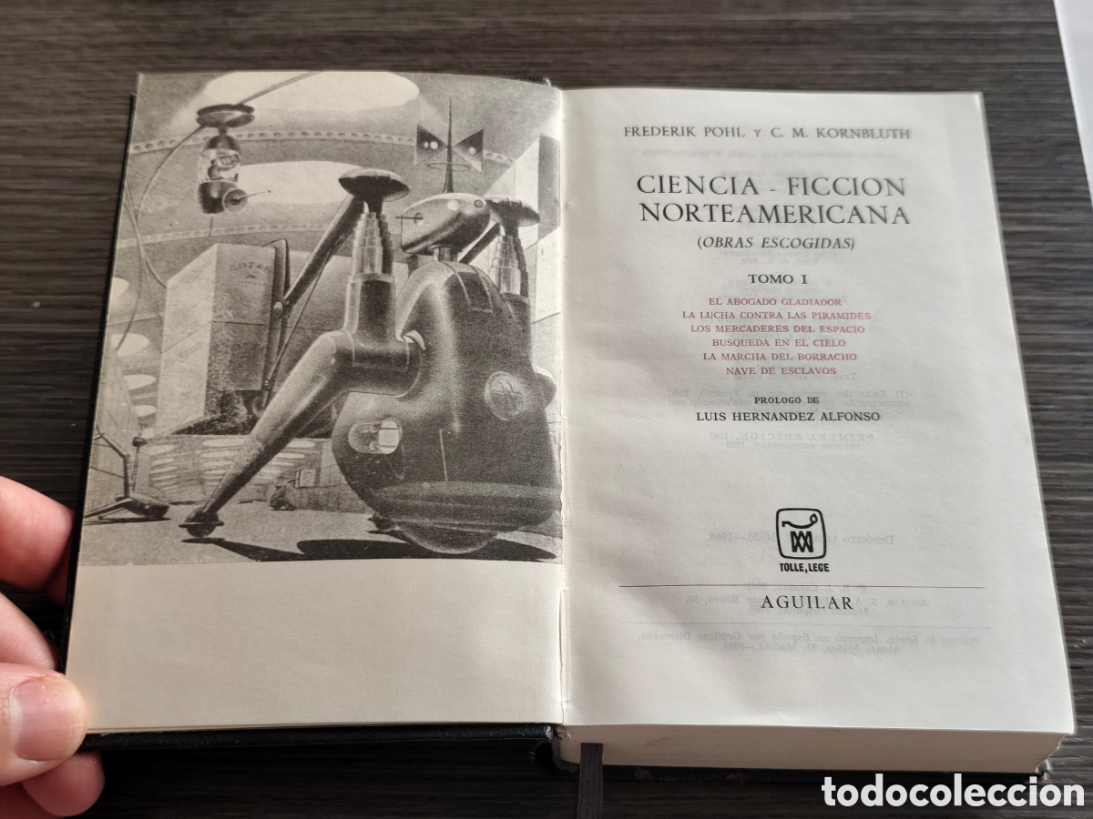 Libros de segunda mano: Ciencia Ficci&oacute;n Norteamericana Tomo I obra escogida Frederik Phol C M Kornbluth Aguilar