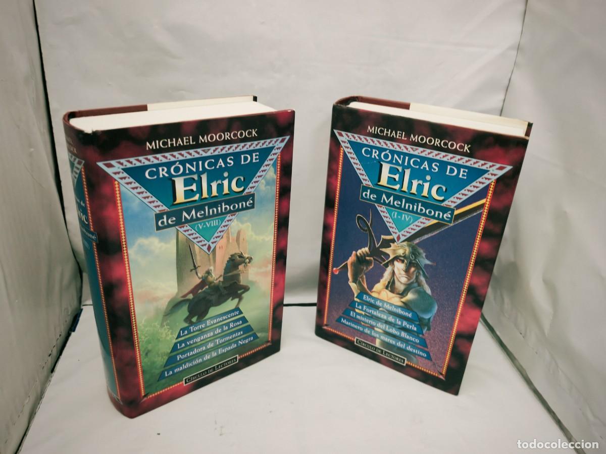 Libri di seconda mano: CR&Oacute;NICAS DE ELRIC, Libros I a VIII en dos tomos: 1 (I-IV) y 2 (V-VIII)