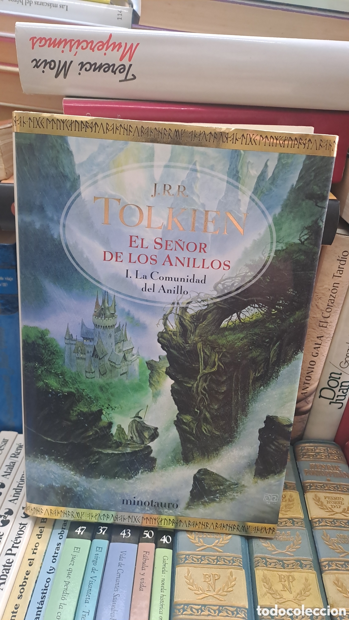 Libros de segunda mano: El se&ntilde;or de los anillos. 1.LA COMUNIDAD DE ANILLO - J.R.R. Tolkien Minotauro tapa dura