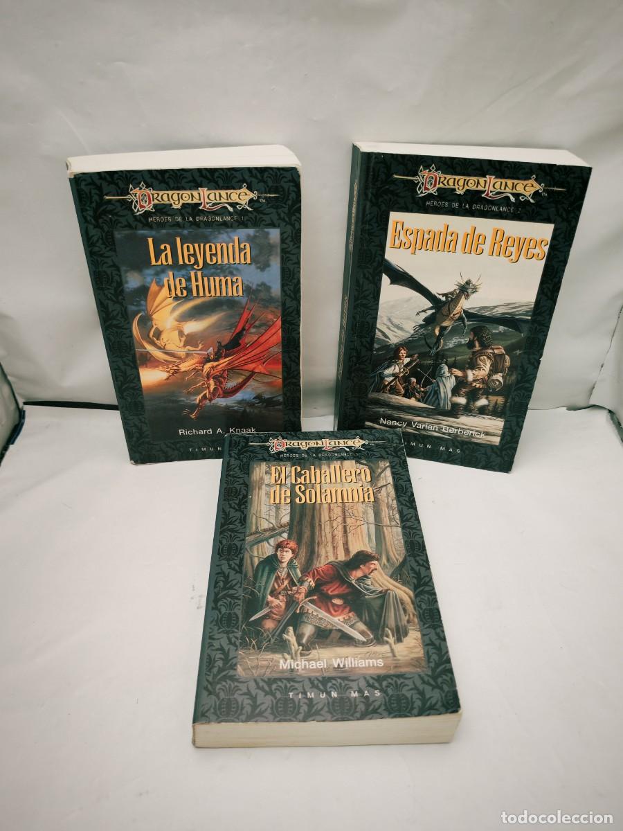 Livres d'occasion: Trilog&iacute;a H&Eacute;ROES DE LA DRAGONLANCE: La leyenda de Huma / Espada de reyes / El caballero de Solamnia